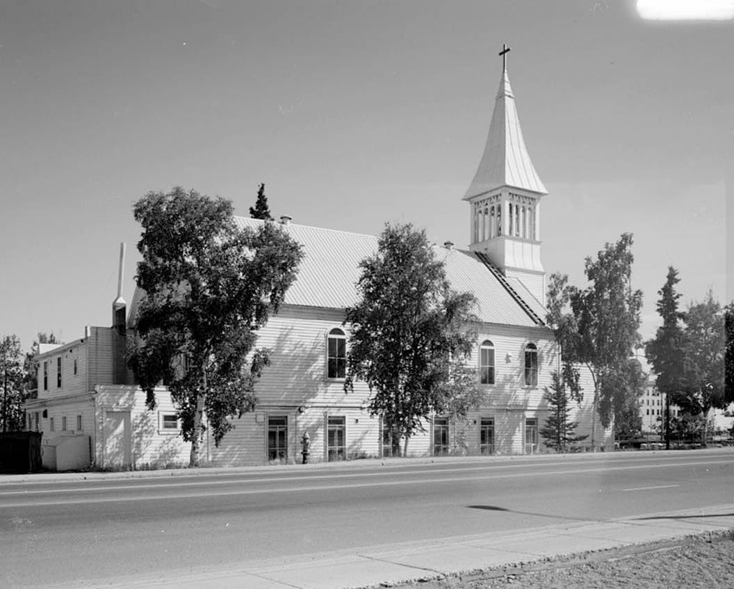 Historic Photo : Immaculate Conception Roman Catholic Church, 115 North Cushman Street, Fairbanks, Fairbanks North Star Borough, AK 1 Photograph