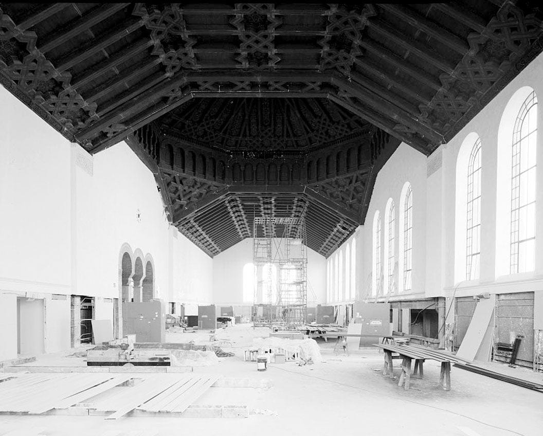 Historic Photo : University of California Los Angeles, Powell Library, Westwood, Los Angeles, Los Angeles County, CA 2 Photograph