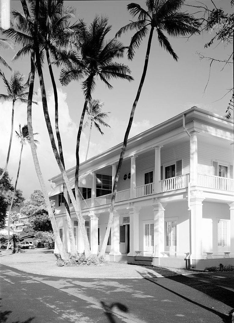 Historic Photo : Washington Place, 320 South Beretania Street, Honolulu, Honolulu County, HI 24 Photograph