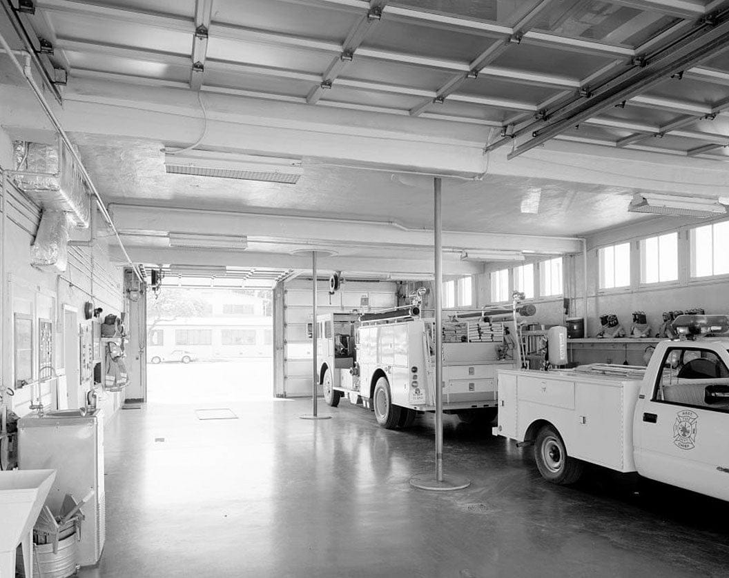 Historic Photo : Naval Supply Annex Stockton, Fire Station, Northeast corner of Fyffe Avenue & James Drive, Stockton, San Joaquin County, CA 2 Photograph