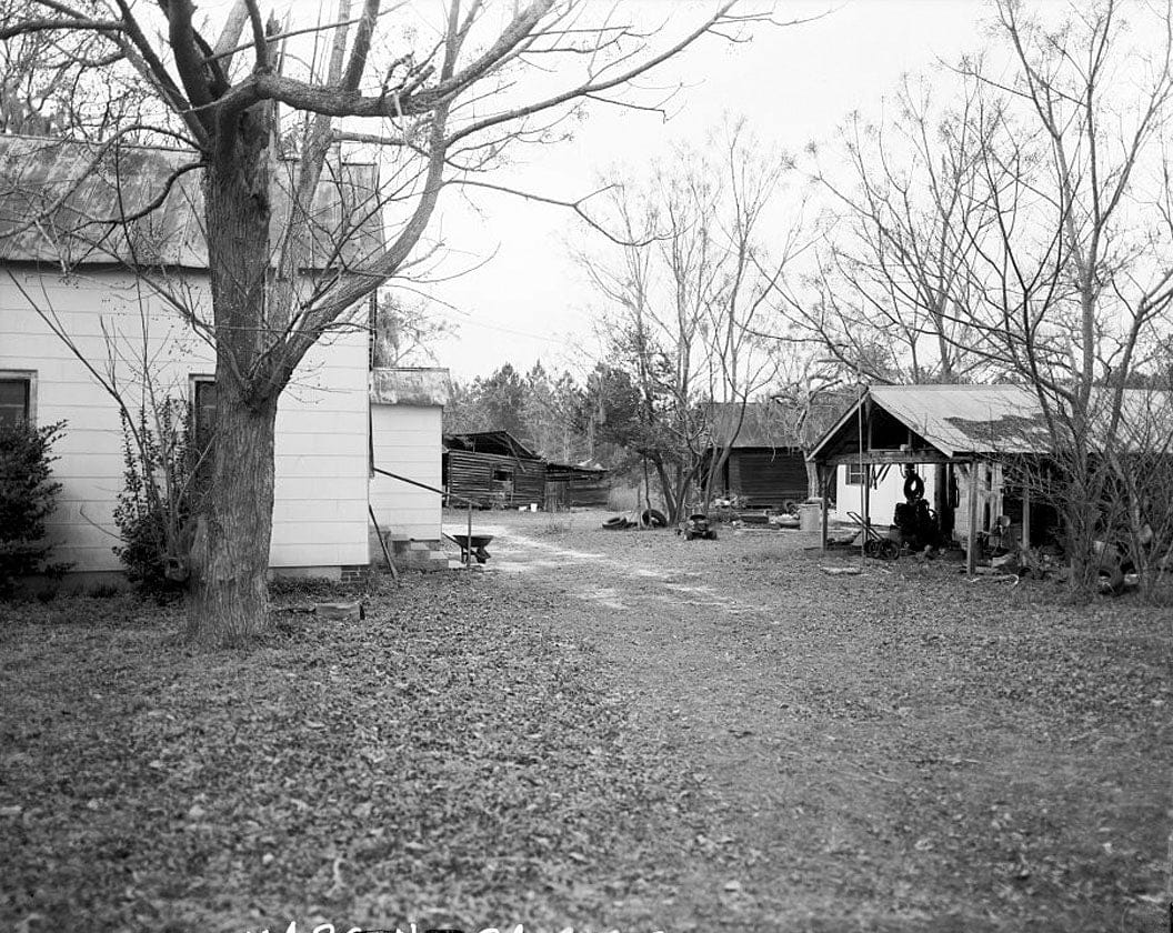 Historic Photo : Jaudon-Bragg-Snelling Farm, North side of GA State Route 21, Springfield, Effingham County, GA 1 Photograph