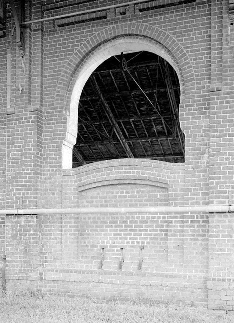 Historic Photo : Central of Georgia Railway, Passenger Station & Train Shed, Corner of Louisville (Railroad) Road & West Broad Street, Savannah, Chatham County, GA 15 Photograph