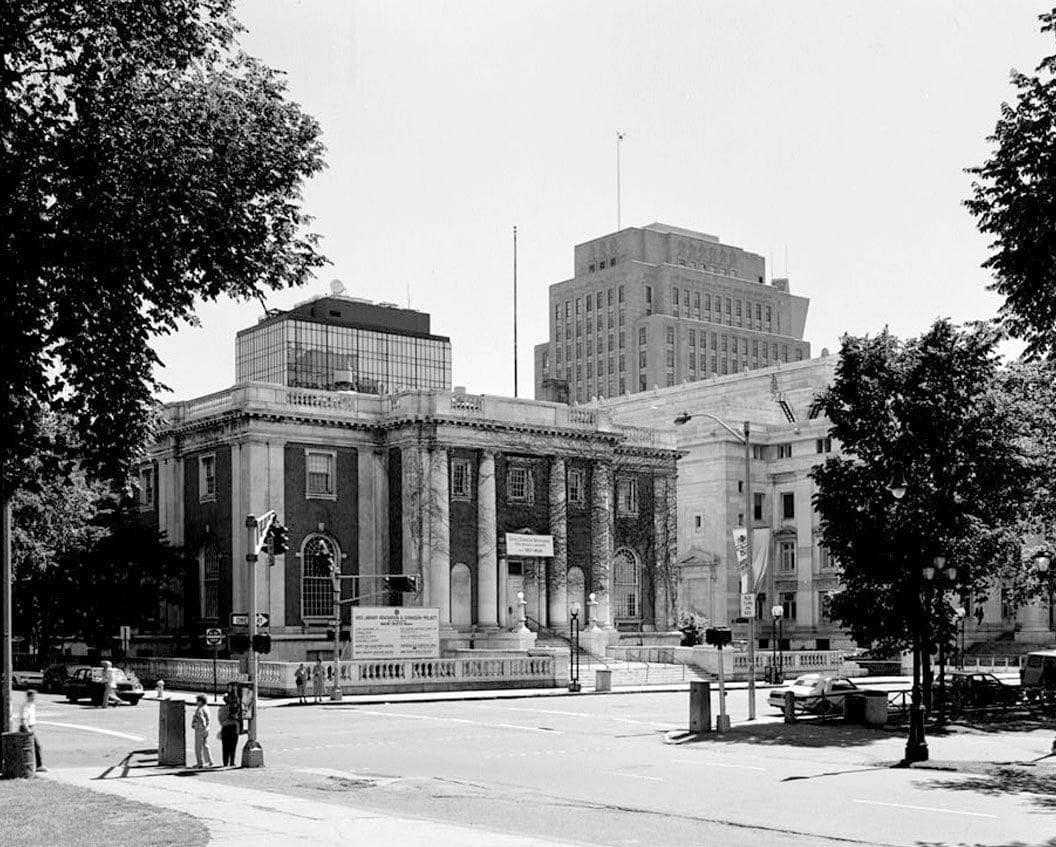 Historic Photo : Ives Memorial Library, 133 Elm Street, New Haven, New Haven County, CT 8 Photograph