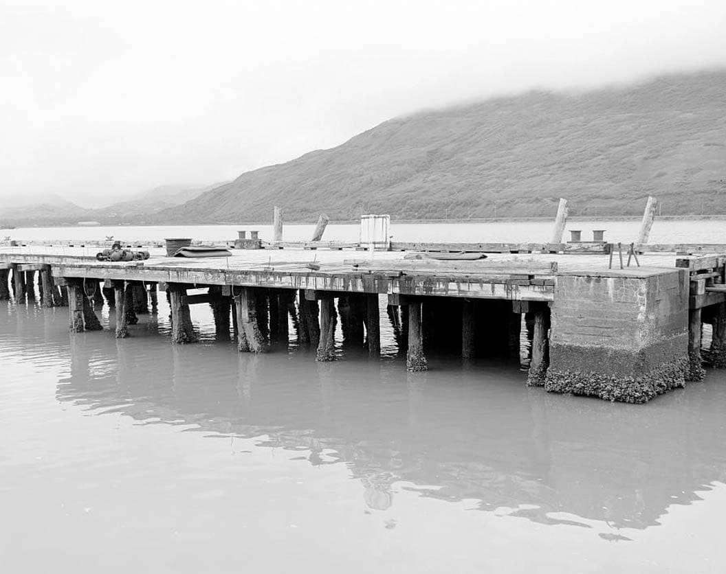Historic Photo : U.S. Coast Guard Station, Marginal Wharf, Women's Bay, off Nyman Peninsula, Kodiak, Kodiak Island Borough, AK 1 Photograph