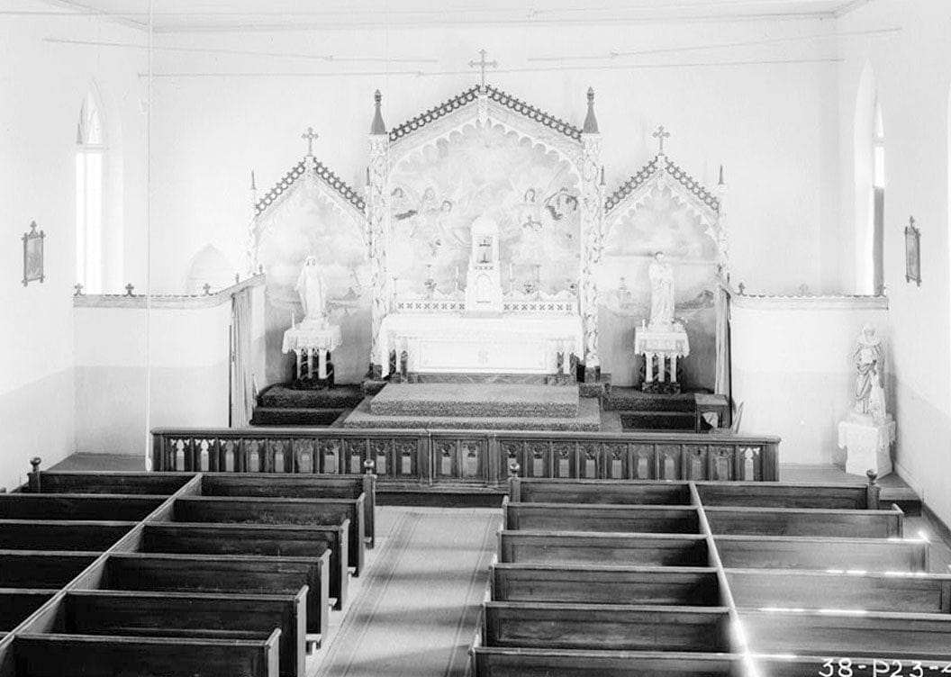 Historic Photo : St. Anne's Church, Church Street, Columbia, Tuolumne County, CA 1 Photograph