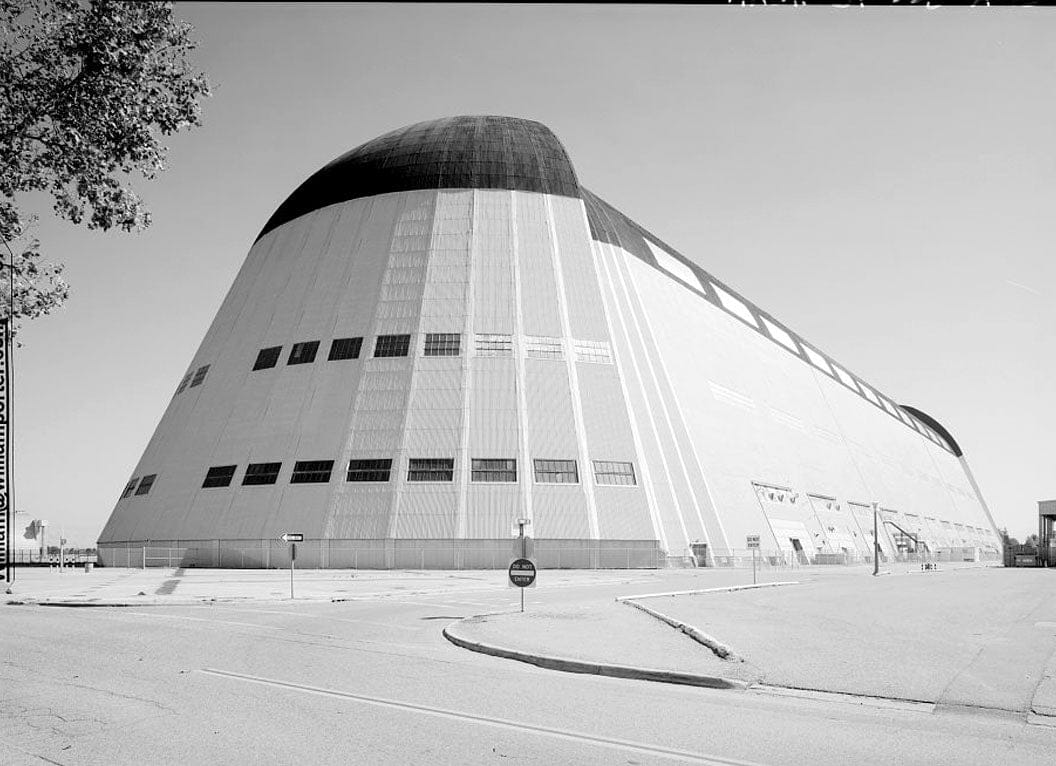 Historic Photo : Naval Air Station Moffett Field, Hanger No. 1, Cummins Avenue, Moffett Field, Sunnyvale, Santa Clara County, CA 6 Photograph