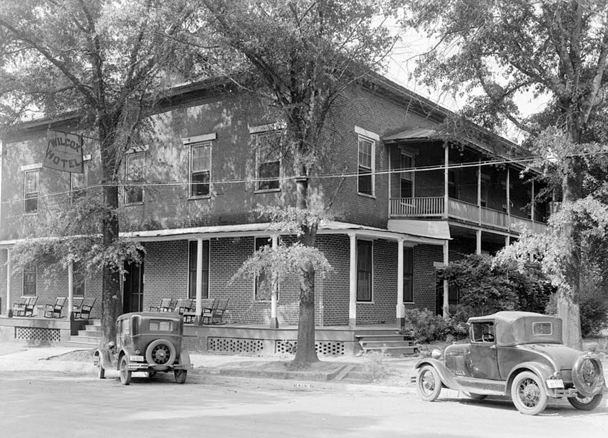 Historic Photo : Wilcox Hotel, Broad Street (State Route 28), Camden, Wilcox County, AL 1 Photograph
