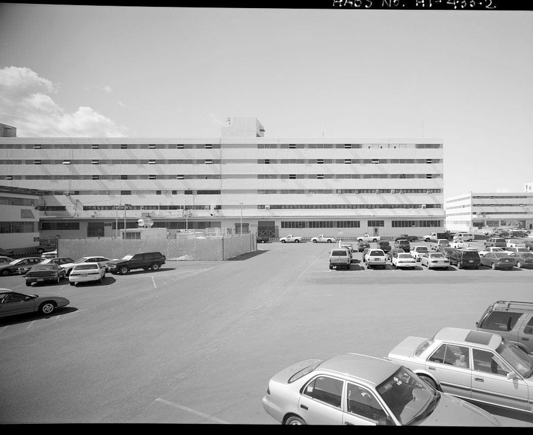 Historic Photo : U.S. Naval Base, Pearl Harbor, Six-Story General Storehouse, Gaffney Street at Quincy Avenue, Pearl City, Honolulu County, HI 3 Photograph