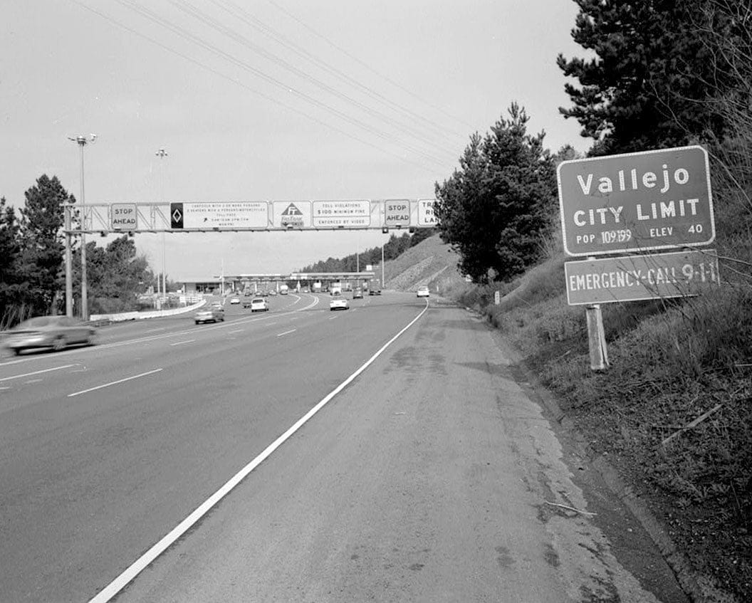 Historic Photo : Carquinez Bridge, Spanning Carquinez Strait at Interstate 80, Vallejo, Solano County, CA 13 Photograph