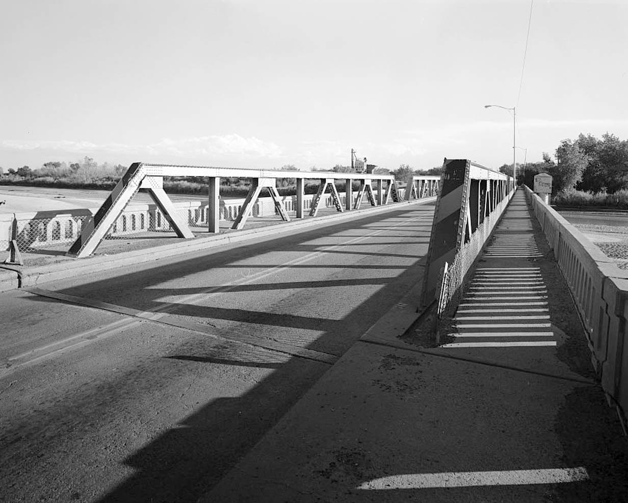 Historic Photo : Holbrook Bridge, Spanning Little Colorado River at AZ 77, Holbrook, Navajo County, AZ 5 Photograph