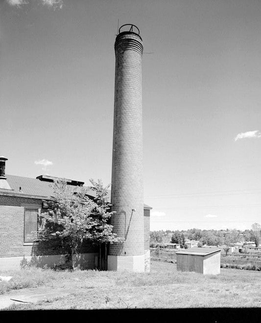 Fitzsimons General Hospital, Incinerator Smokestack, 560 feet east-northeast of intersection of East Bushnell Avenue, & South Van Valzah Street, Aurora, Adams County, CO 1