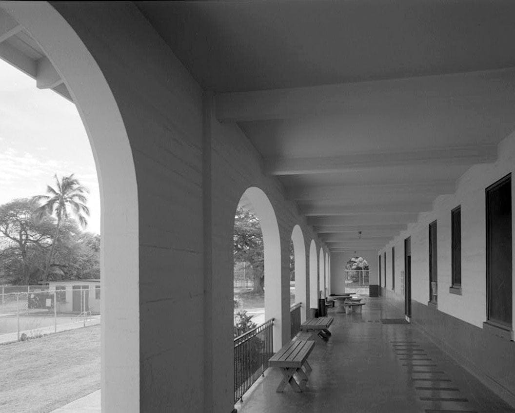 Historic Photo : Naval Magazine Lualualei, West Loch Branch, Special Services Center-Gymnasium, Arizona Loop, Pearl City, Honolulu County, HI 1 Photograph