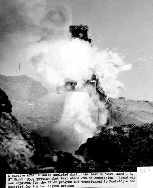 Edwards Air Force Base, Air Force Rocket Propulsion Laboratory, Test Stand 1-A, Test Area 1-120, north end of Jupiter Boulevard, Boron, Kern County, CA 7
