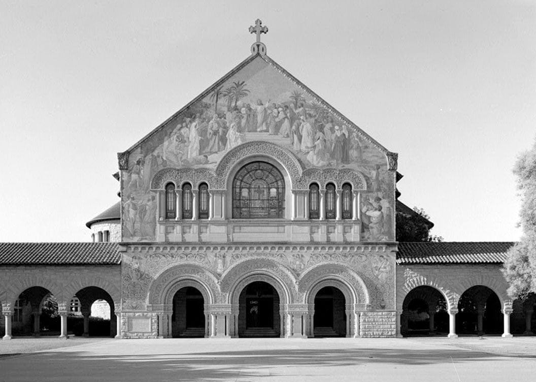Historic Photo : Stanford University Memorial Church, Stanford University Campus, Stanford, Santa Clara County, CA 1 Photograph