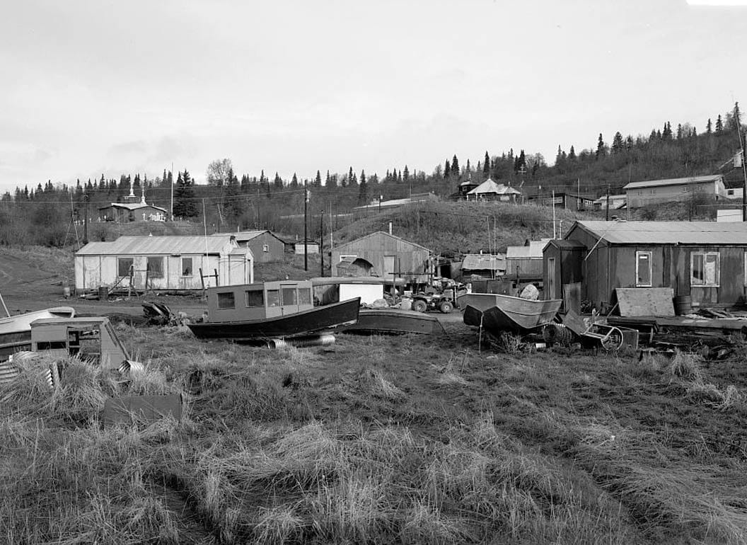 Historic Photo : Elevation of the Holy Cross Russian Orthodox Churches, Russian Mission, Wade Hampton Census Area, AK 1 Photograph