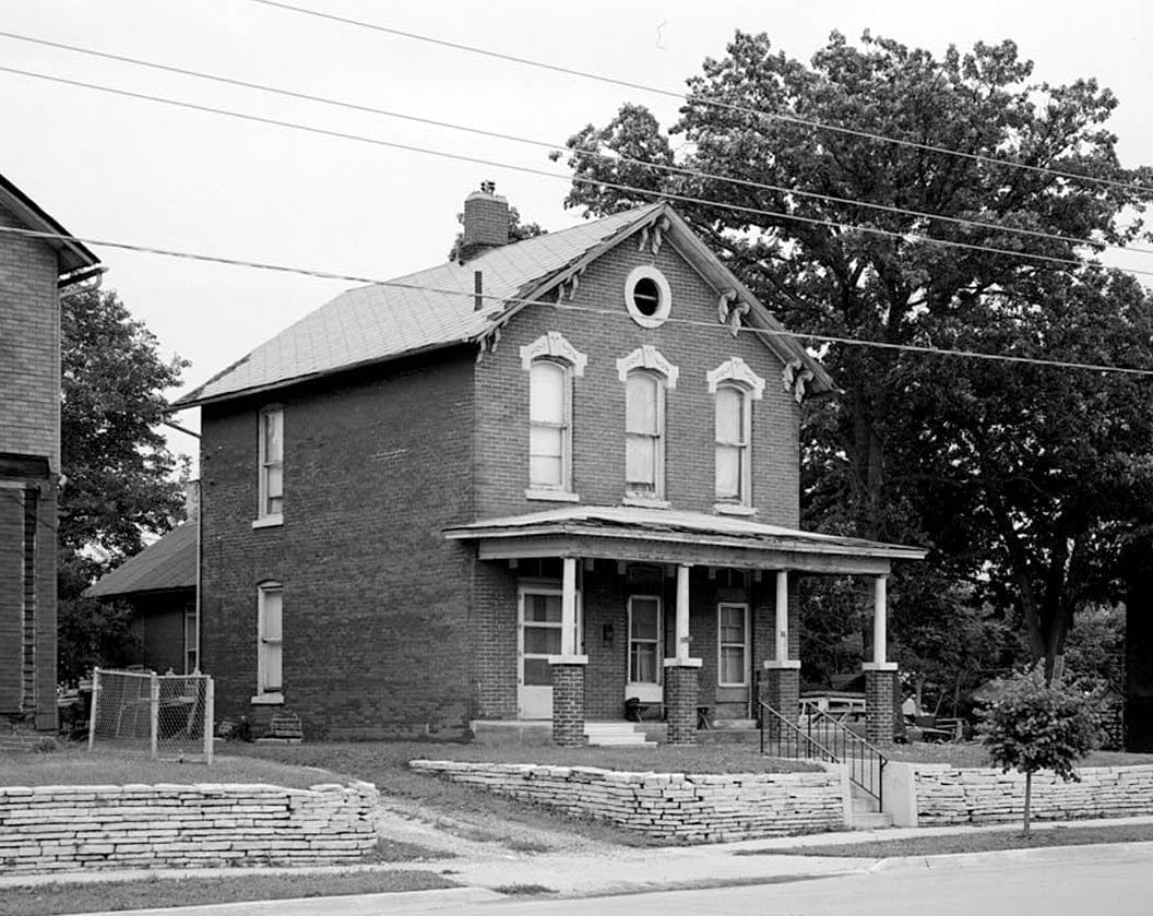Historic Photo : Frederick Cromer House, 1053 Ninth Street, Des Moines, Polk County, IA 2 Photograph