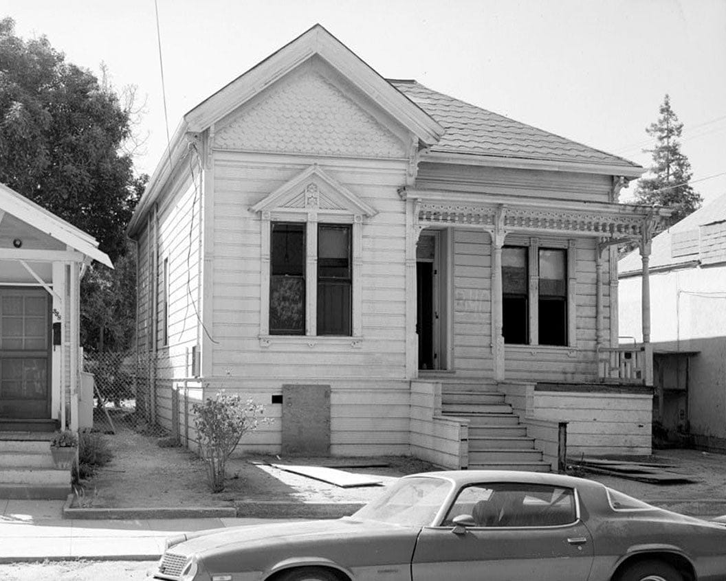 Historic Photo : Hannah Prindiville House, 340 West St. John Street, San Jose, Santa Clara County, CA 3 Photograph