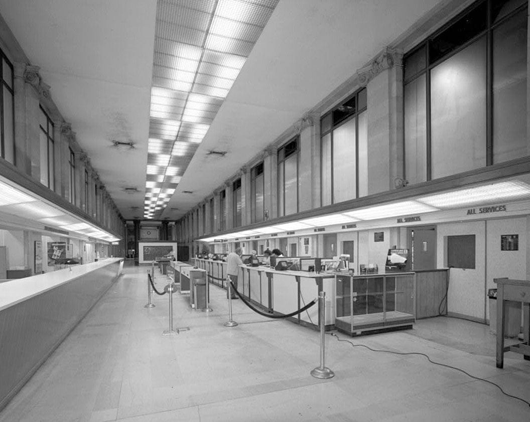 Historic Photo : City Post Office, 2 Massachusetts Avenue, Northwest, Washington, District of Columbia, DC 11 Photograph