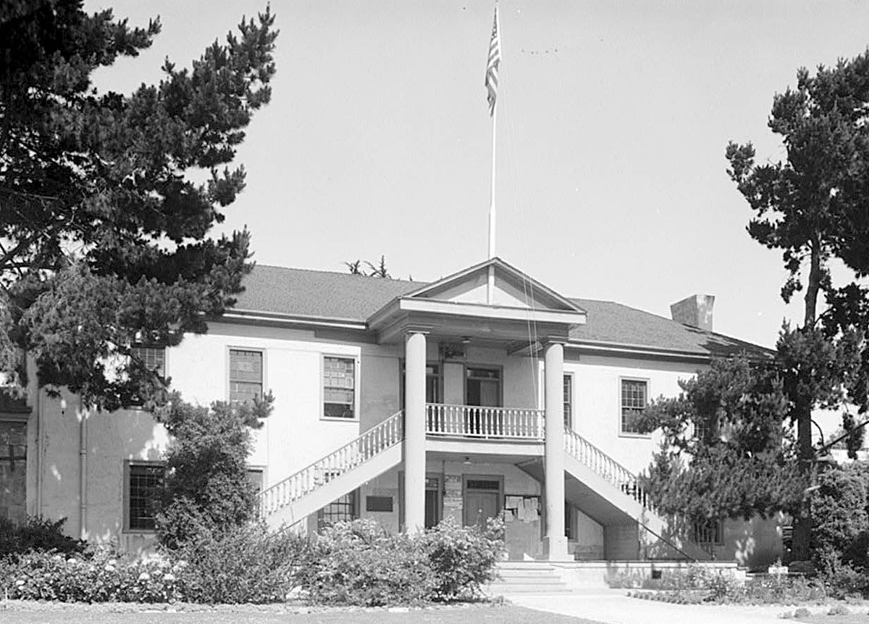 Historic Photo : Colton Hall & Jail, Pacific Street, between Madison & Jefferson Streets, Monterey, Monterey County, CA 3 Photograph