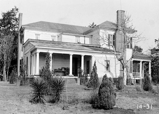 Historic Photo : Westover, Old Eaton Road, Milledgeville, Baldwin County, GA 1 Photograph