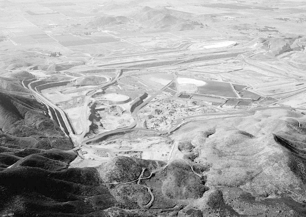 Historic Photo : Eastside Reservoir, Diamond & Domenigoni Valleys, southwest of Hemet, Hemet, Riverside County, CA 1 Photograph