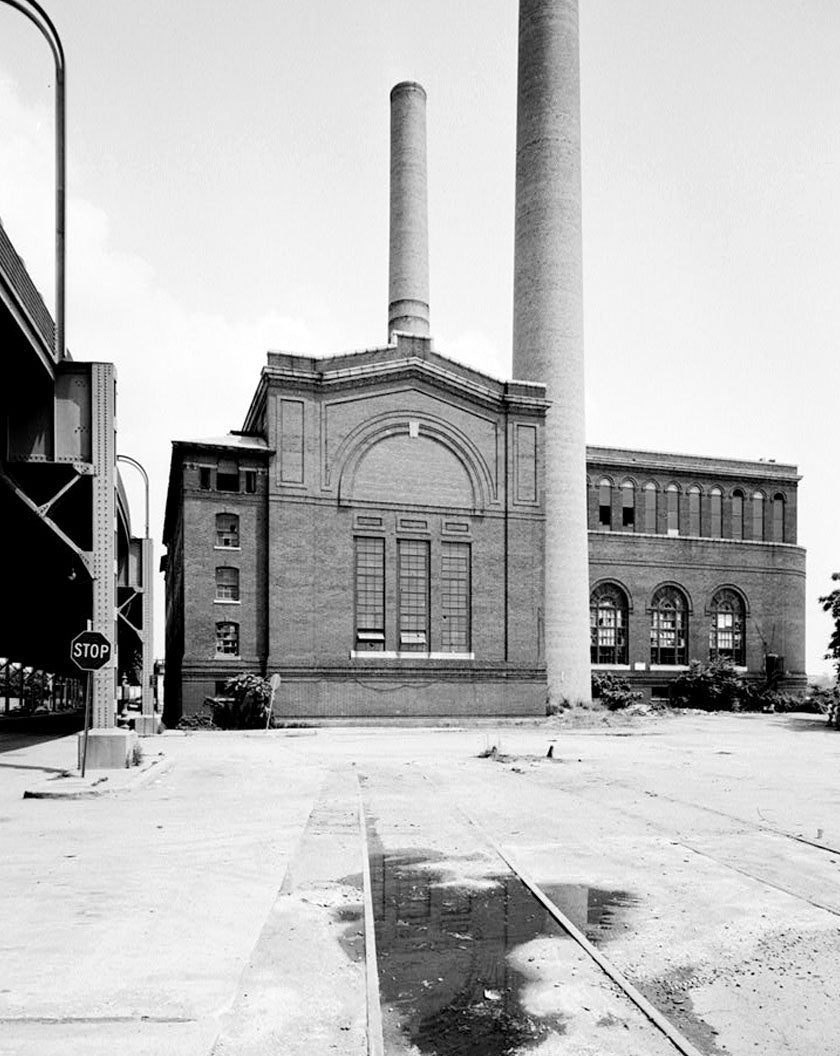 Historic Photo : Capital Traction Company Powerhouse, 3142 K Street Northwest, Washington, District of Columbia, DC 5 Photograph