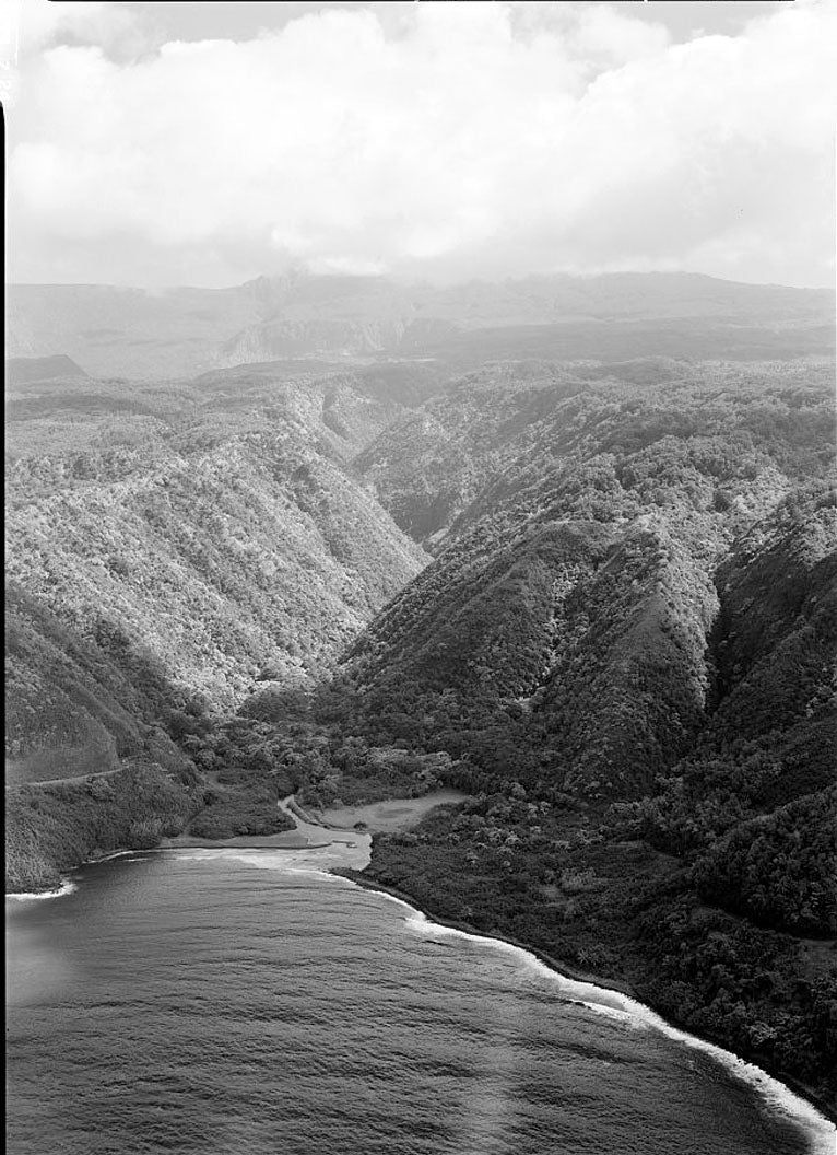 Historic Photo : Hana Belt Road, Between Haiku and Kaipahulu, Hana, Maui County, HI 66 Photograph