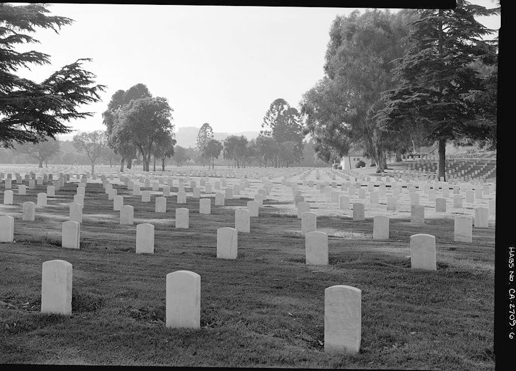 Historic Photo : Los Angeles National Cemetery, 950 South Sepulveda Boulevard, Los Angeles, Los Angeles County, CA 3 Photograph