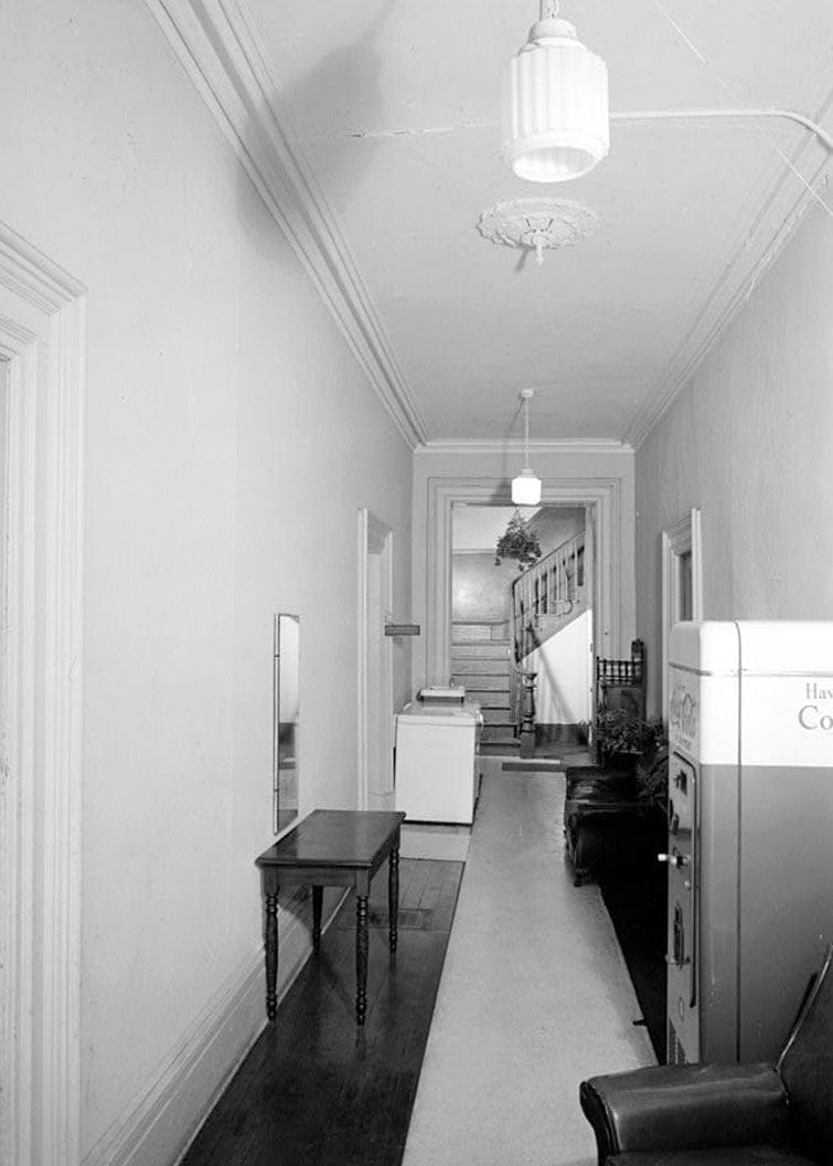 Historic Photo : Anderson-Leslie House, 4 West Oglethorpe Street, Savannah, Chatham County, GA 3 Photograph