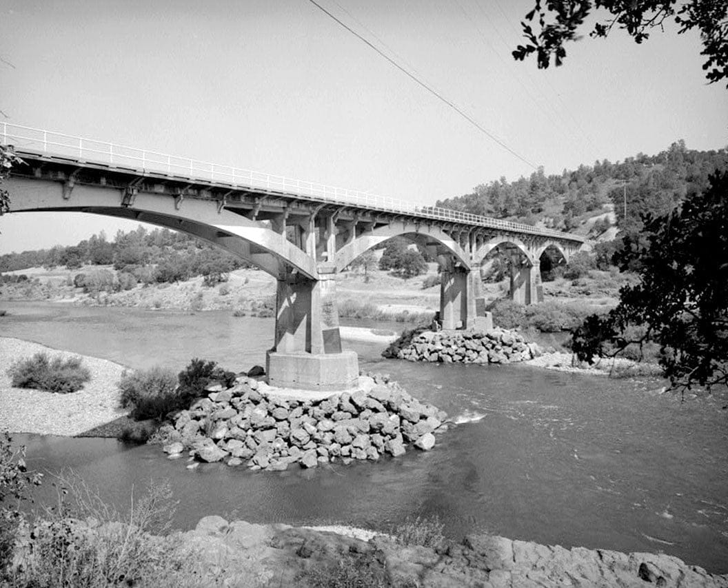 Historic Photo : Parks Bar Bridge, Spanning Yuba River at State Highway 20, Smartville, Yuba County, CA 5 Photograph