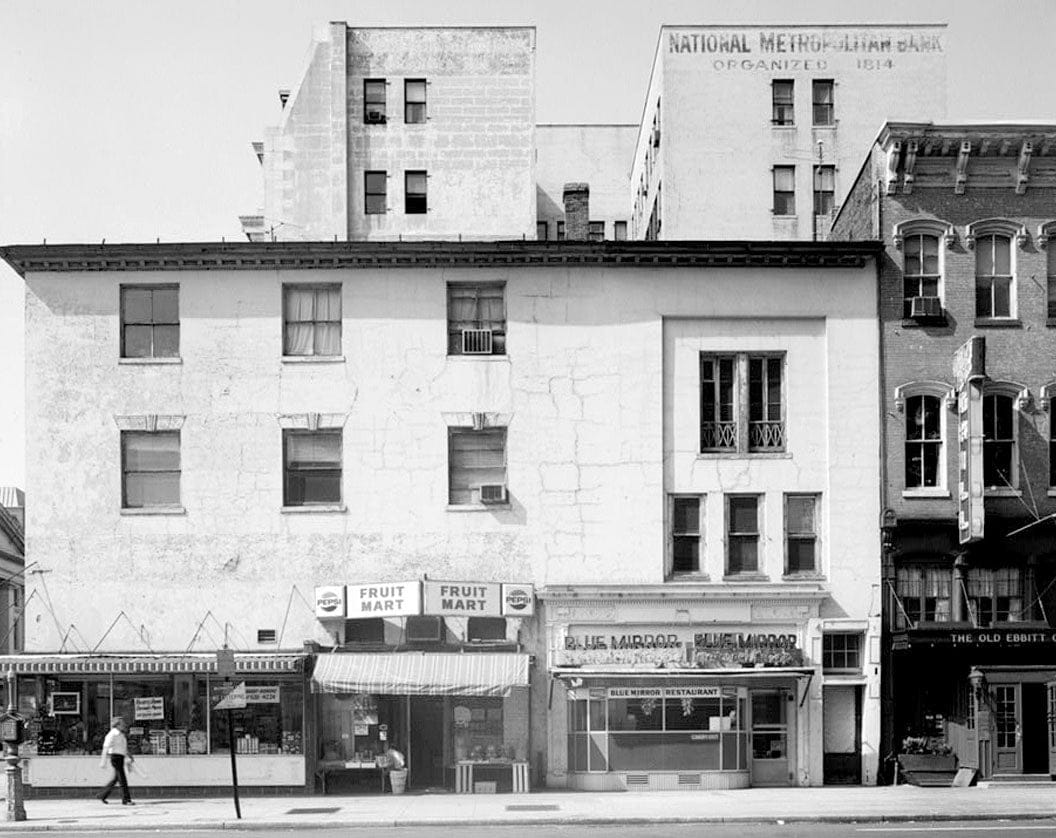 Historic Photo : Rhodes Tavern, 601-603 Fifteenth Street & 1431 F Street Northwest, Washington, District of Columbia, DC 2 Photograph