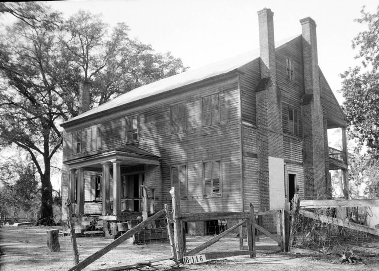 Historic Photo : Atkinson-Till House, State Highway 59, Tensaw, Baldwin County, AL 1 Photograph