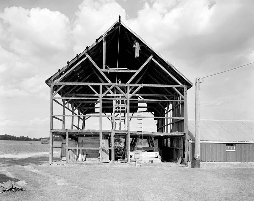 Historic Photo : B. T. Biggs Farm, Stable, Route 435, near Route 433, Summit Bridge, New Castle County, DE 1 Photograph