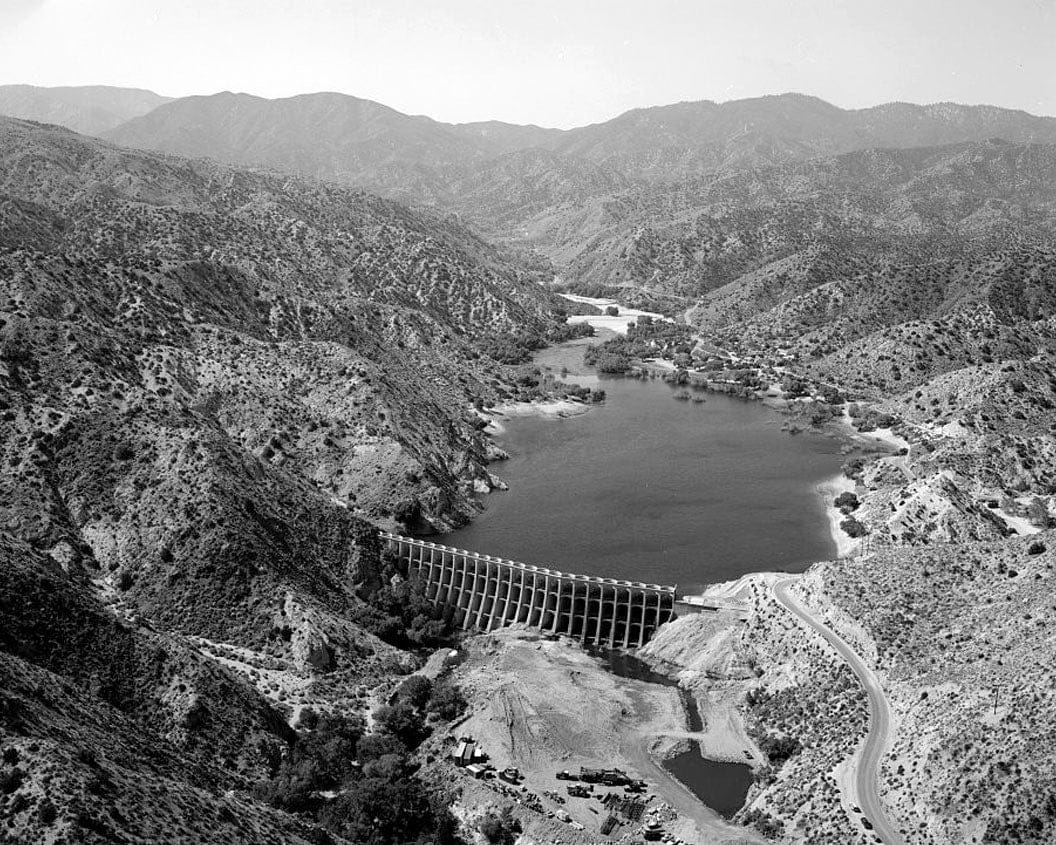 Historic Photo : Little Rock Creek Dam, Little Rock Creek, Littlerock, Los Angeles County, CA 7 Photograph