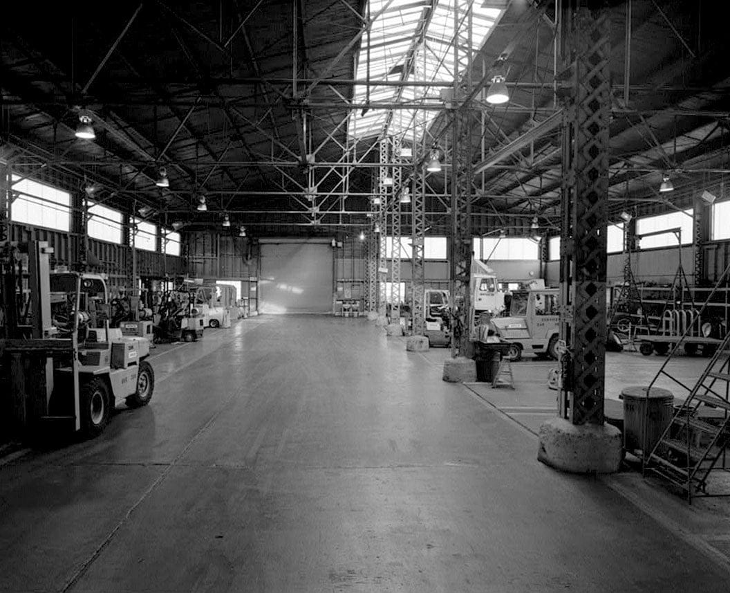 Historic Photo : Oakland Army Base, Vehicle Maintenance Shop, Attu Street & Corregidor Avenue, Oakland, Alameda County, CA 1 Photograph