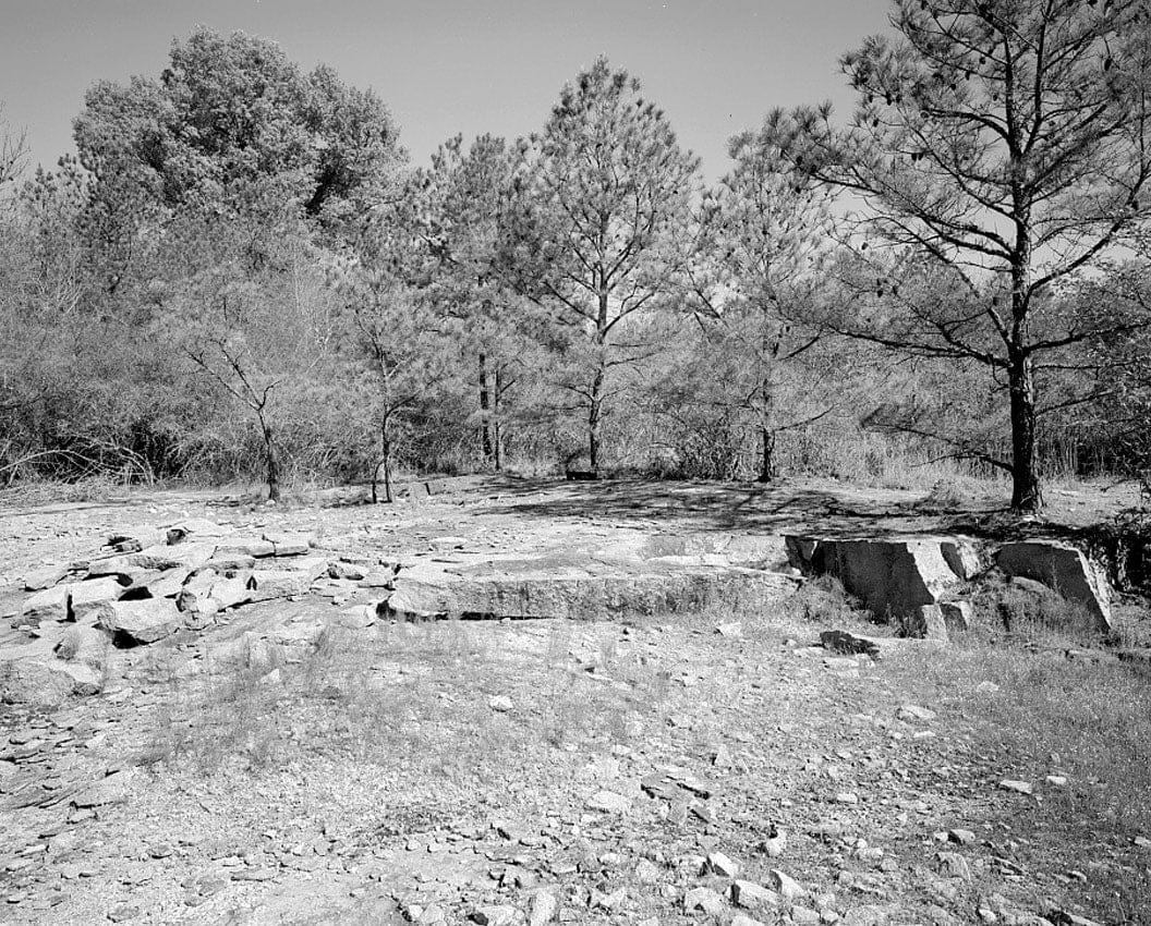 Historic Photo : Granite Hill Plantation, Quarry No. 2, South side of State Route 16, 1.3 miles northeast east of Sparta, Sparta, Hancock County, GA 2 Photograph