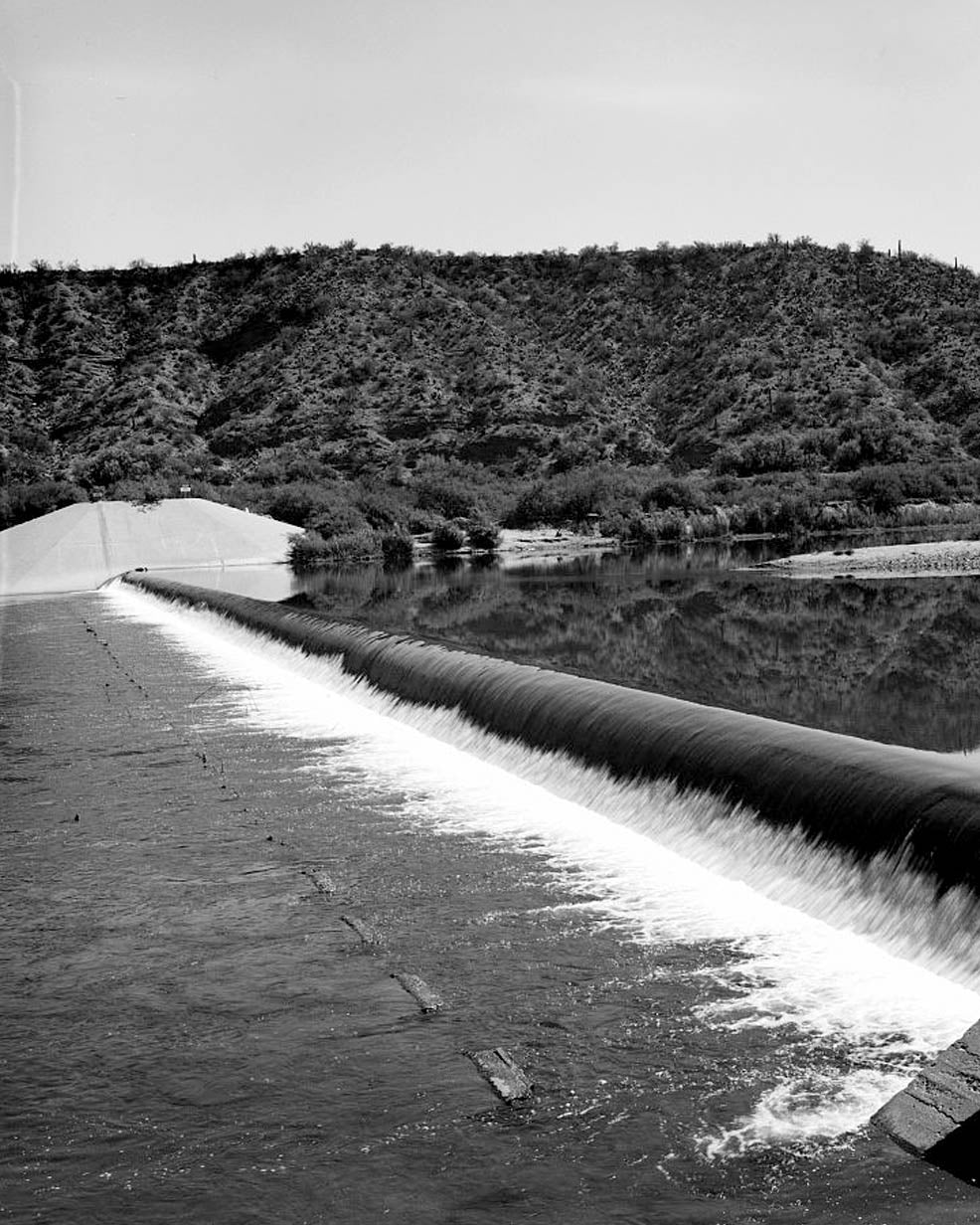 Historic Photo : Roosevelt Power Canal & Diversion Dam, Parallels Salt River, Roosevelt, Gila County, AZ 15 Photograph