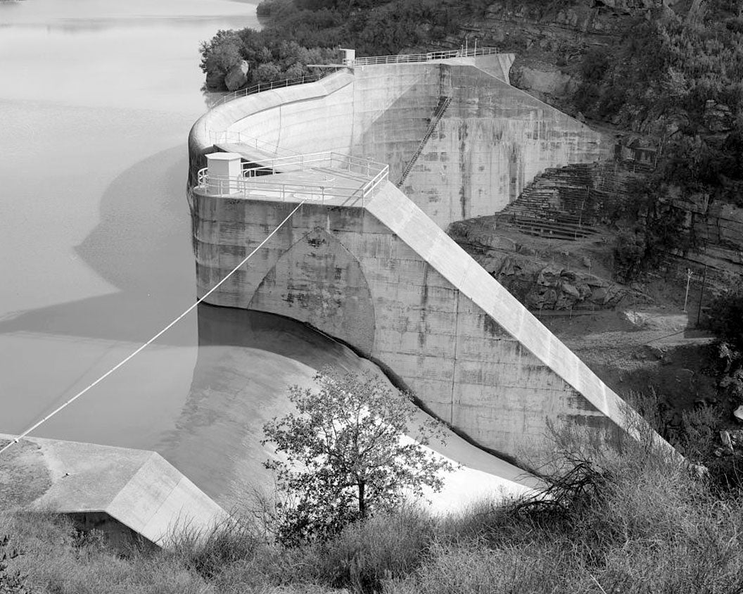 Historic Photo : Salinas Dam, Salinas River near Pozo Road, Santa Margarita, San Luis Obispo County, CA 3 Photograph