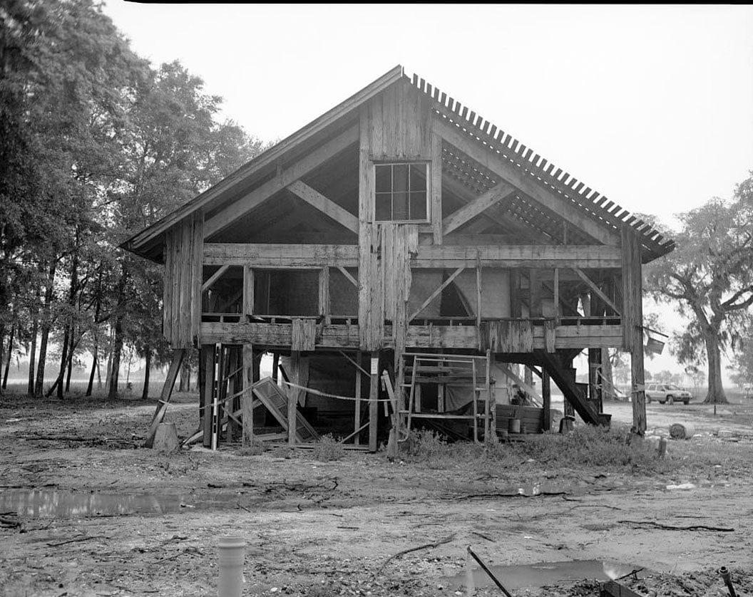 Historic Photo : Richmond Hill Plantation, Sterling Creek Lettuce Shed, East of Richmond Hill on Ford Neck Road, Richmond Hill, Bryan County, GA 1 Photograph
