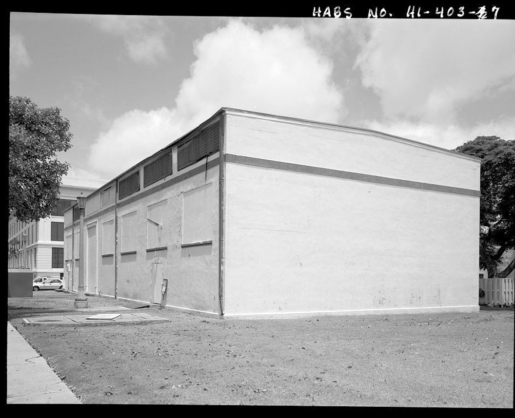 Historic Photo : U.S. Naval Base, Pearl Harbor, Gymnasium & Theater, Neville Way, Pearl City, Honolulu County, HI 1 Photograph