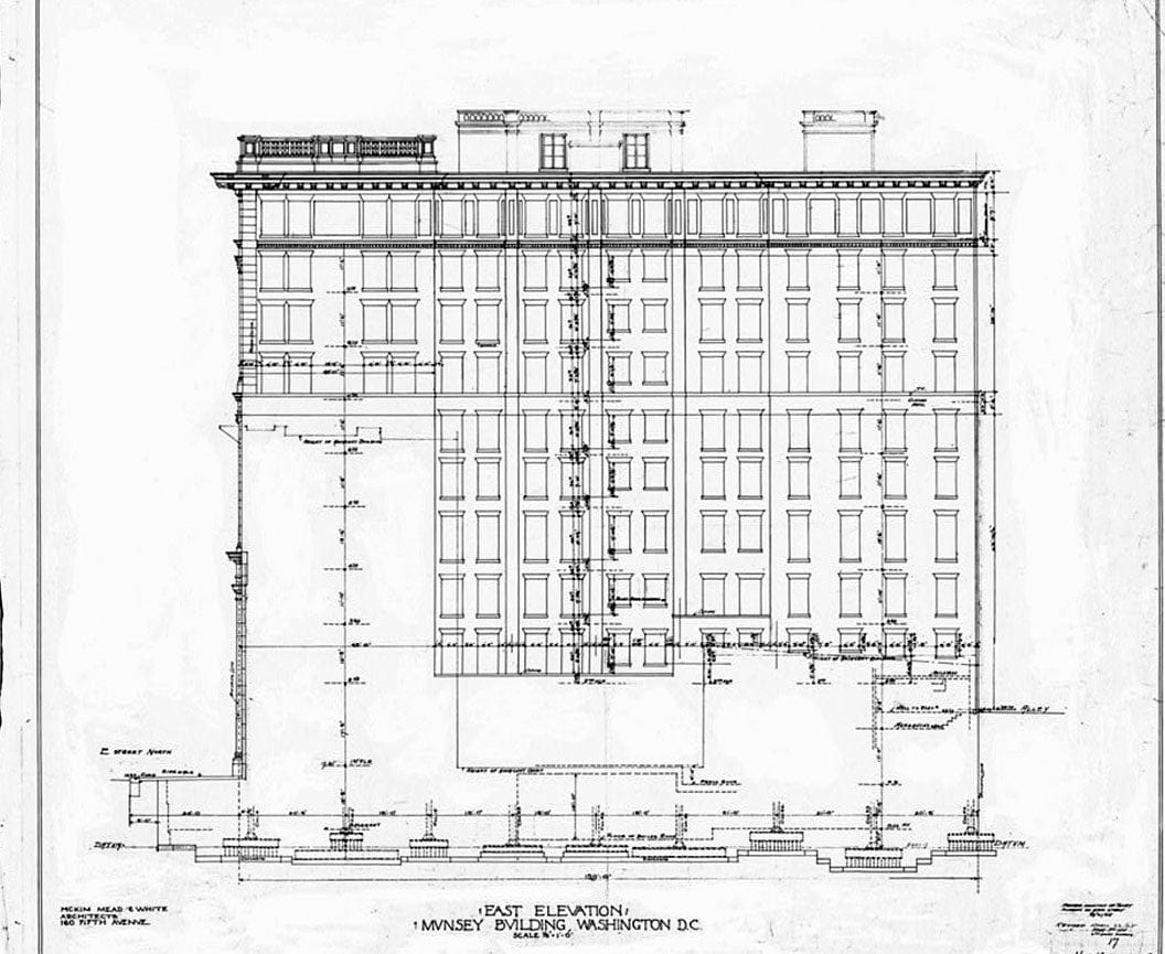 Historic Photo : Munsey Building, 1327-1329 E Street Northwest, Washington, District of Columbia, DC 5 Photograph