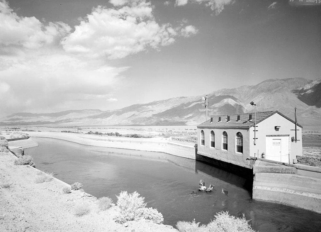 Historic Photo : Los Angeles Aqueduct, Alabama Gates, Los Angeles, Los Angeles County, CA 1 Photograph