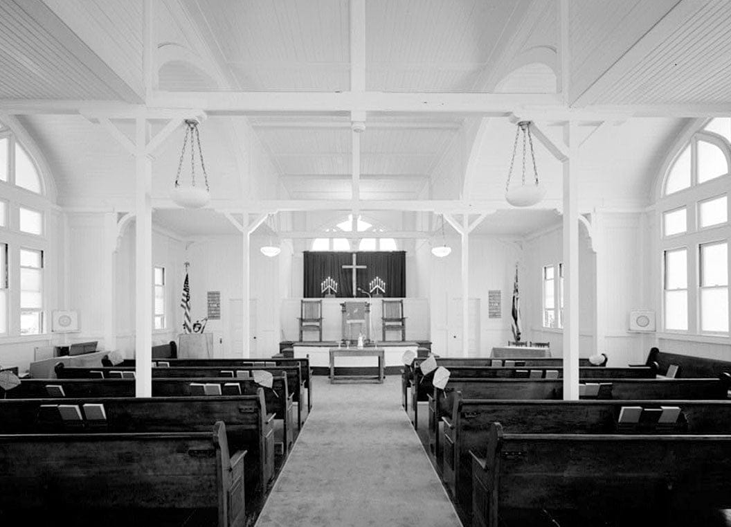Historic Photo : Kanaana Hou Calvinist Church, Moloka'i Island, Kalaupapa, Kalawao County, HI 3 Photograph