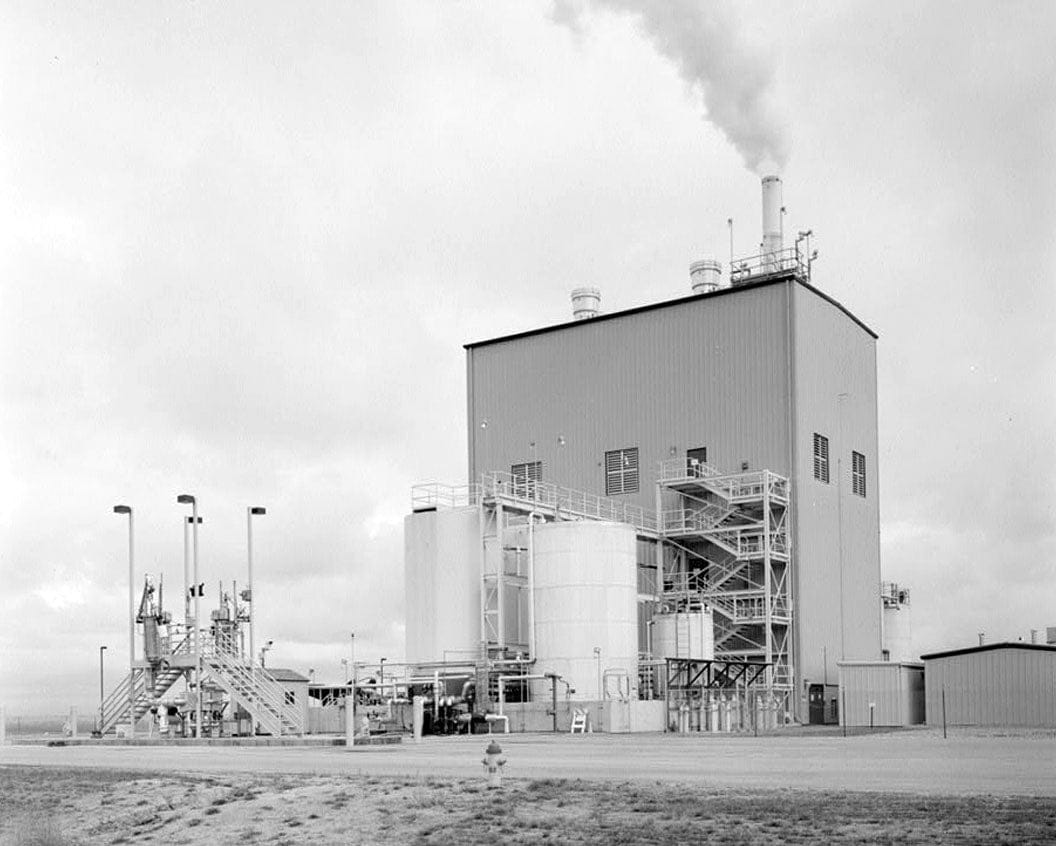 Historic Photo : Rocky Mountain Arsenal, Submerged Quench Incinerator, 3940 feet South of Ninth Avenue; 930 feet West of Road NS-4, Commerce City, Adams County, CO 1 Photograph