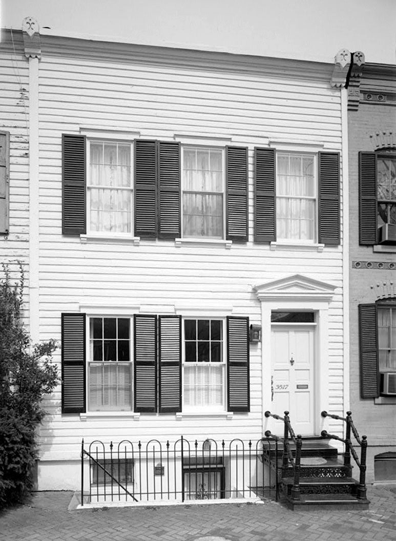 Historic Photo : 3517 O Street, Northwest (House), Washington, District of Columbia, DC 1 Photograph
