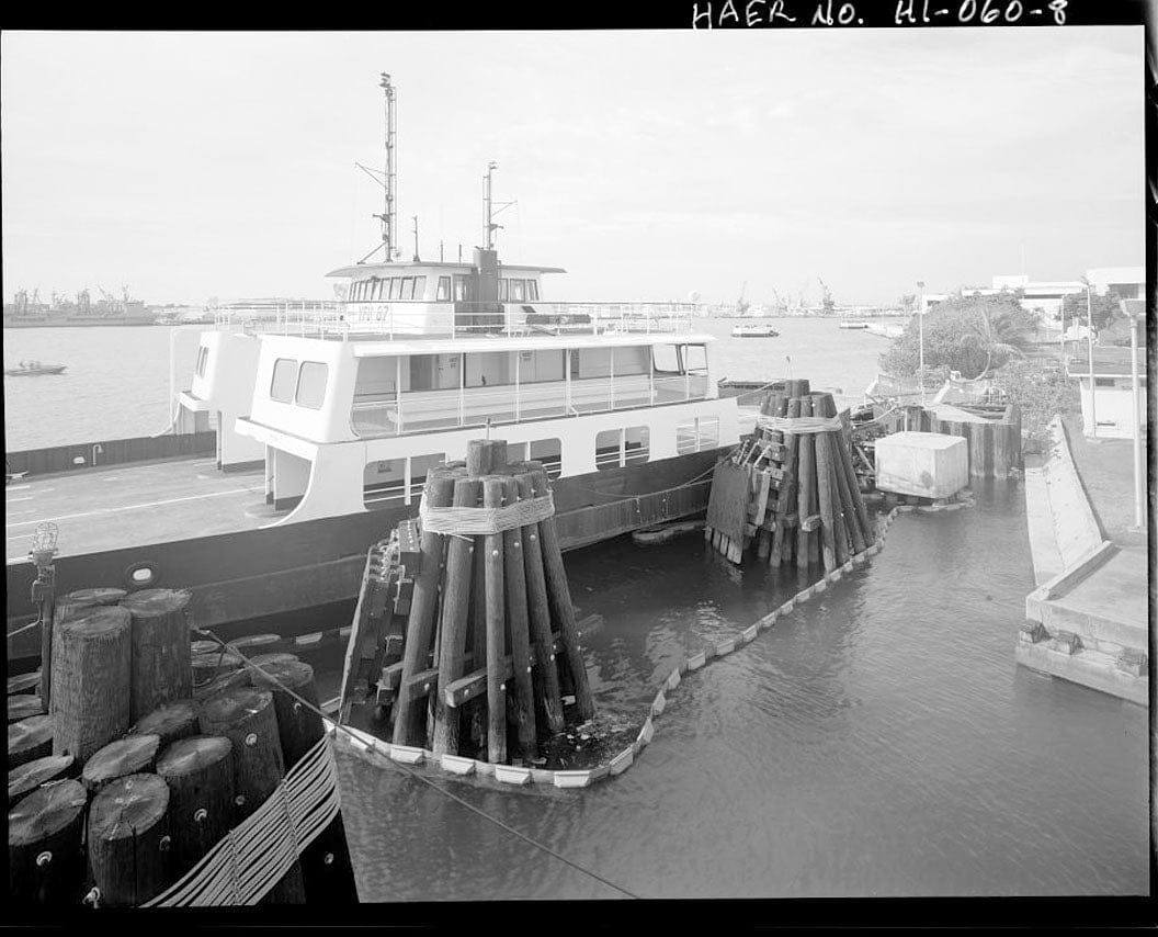Historic Photo : U.S. Naval Base, Pearl Harbor, Ferry Landing Type, Halawa Landing on Ford Island, Pearl City, Honolulu County, HI 3 Photograph