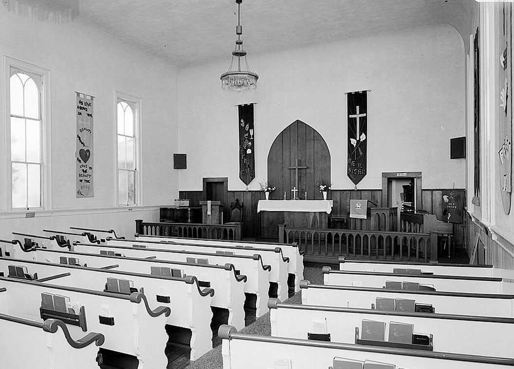 Historic Photo : Community Methodist Church, Johnston & Miramontes Streets, Half Moon Bay, San Mateo County, CA 1 Photograph