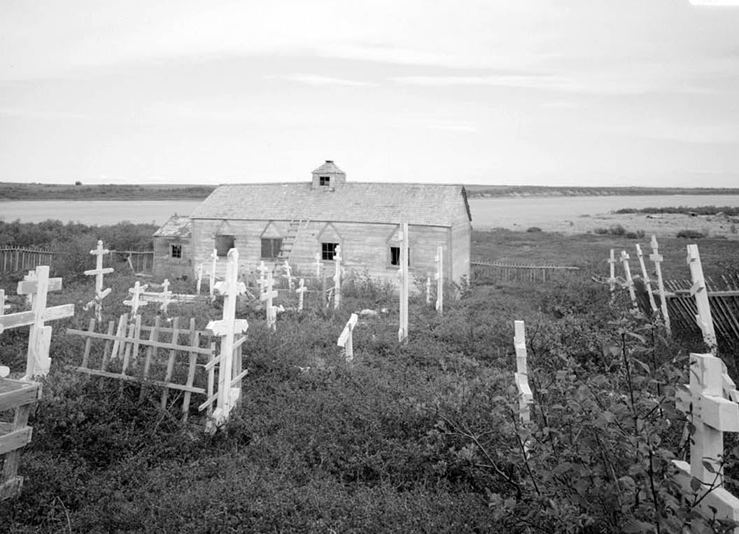 Historic Photo : Russian Orthodox Church, Savonoski-Abandon City, King Salmon, Bristol Bay Borough, AK 4 Photograph