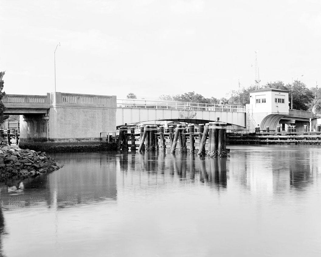 Historic Photo : Palm Valley Bridge, County Road 210 spanning Intracoastal Waterway, Ponte Vedra Beach, St. Johns County, FL 2 Photograph