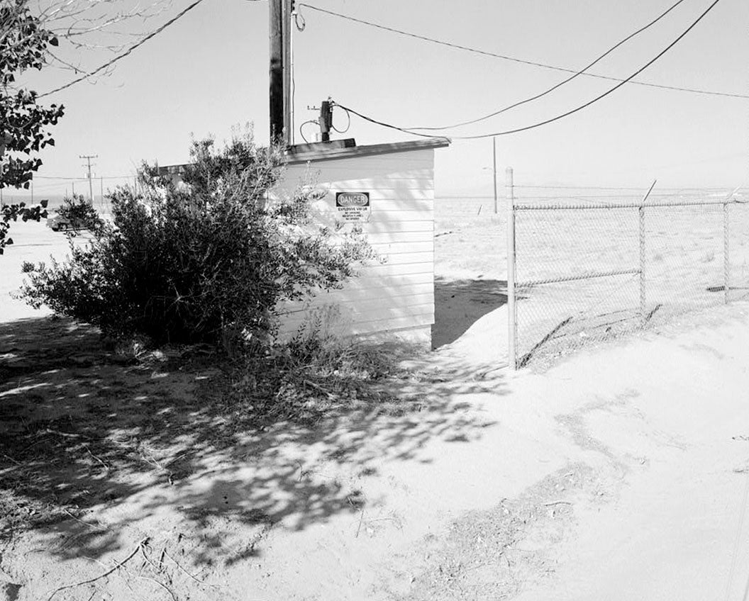Historic Photo : Edwards Air Force Base, North Base, Sewage Pumping Station, End of First Street, Boron, Kern County, CA 1 Photograph